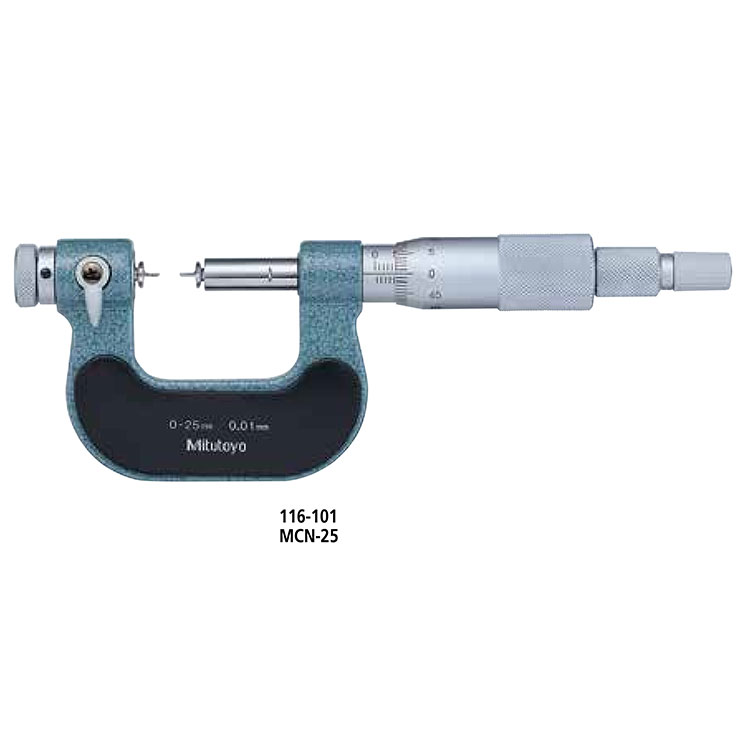 日本三豐（mitutoyo）通用千分尺116 系列 可更換測砧型MCN
